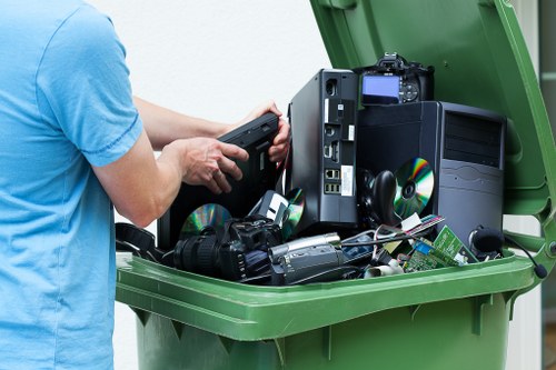Recycling construction materials on site